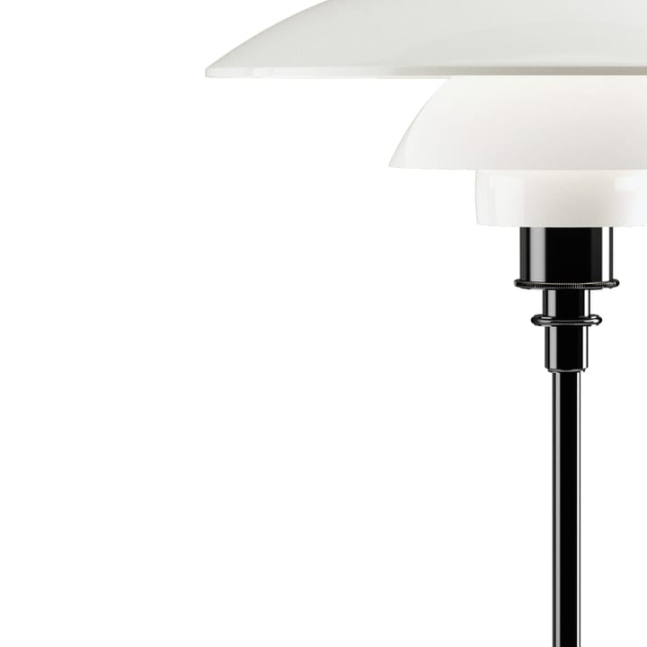 Lampa stołowa PH 3½-2½ ze szkła opalowego, Czarny Louis Poulsen