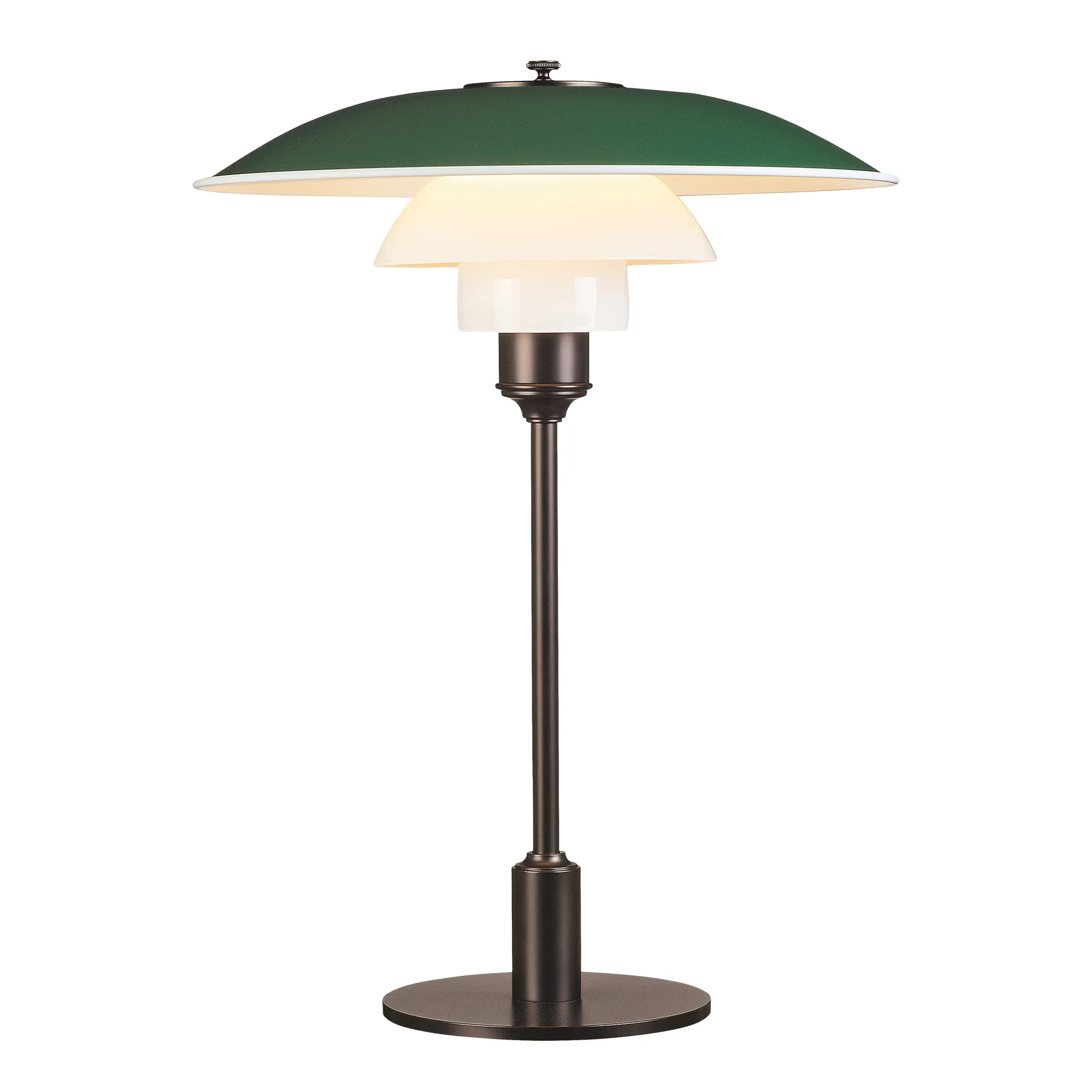 Lampa stołowa PH 3½-2½, Zielony Louis Poulsen