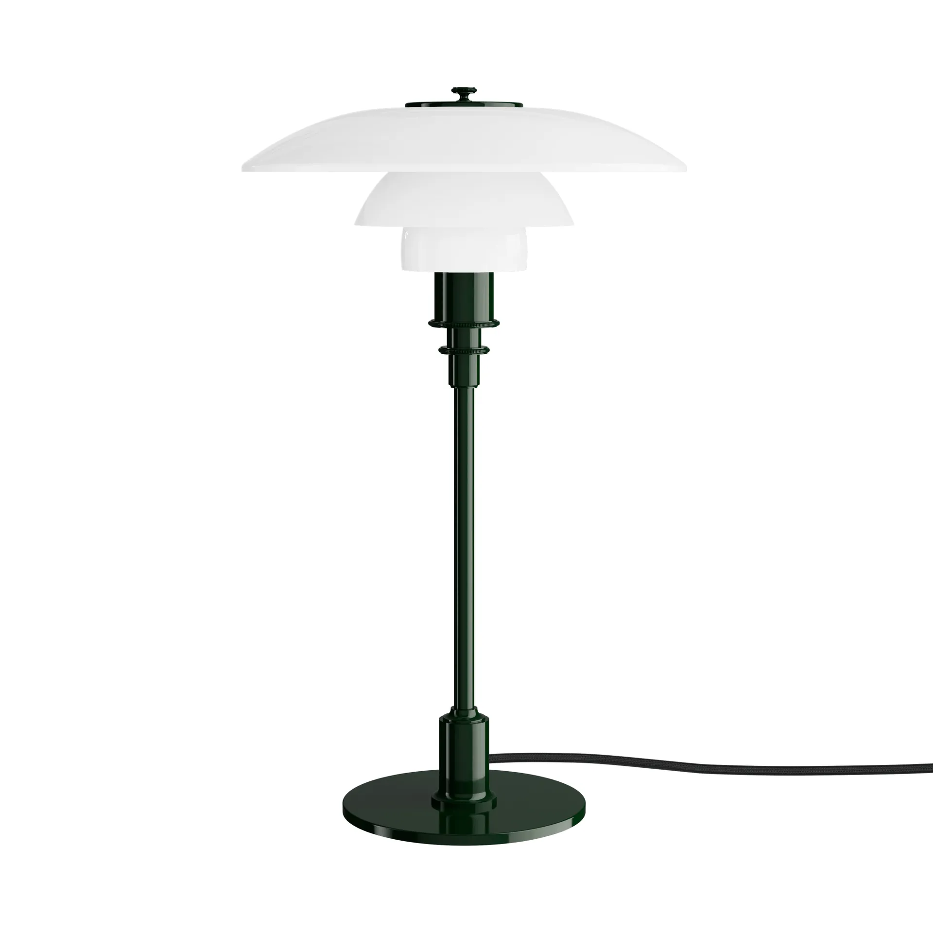 Lampa stołowa PH 3/2, Błyszcząca ciemna zieleń Louis Poulsen