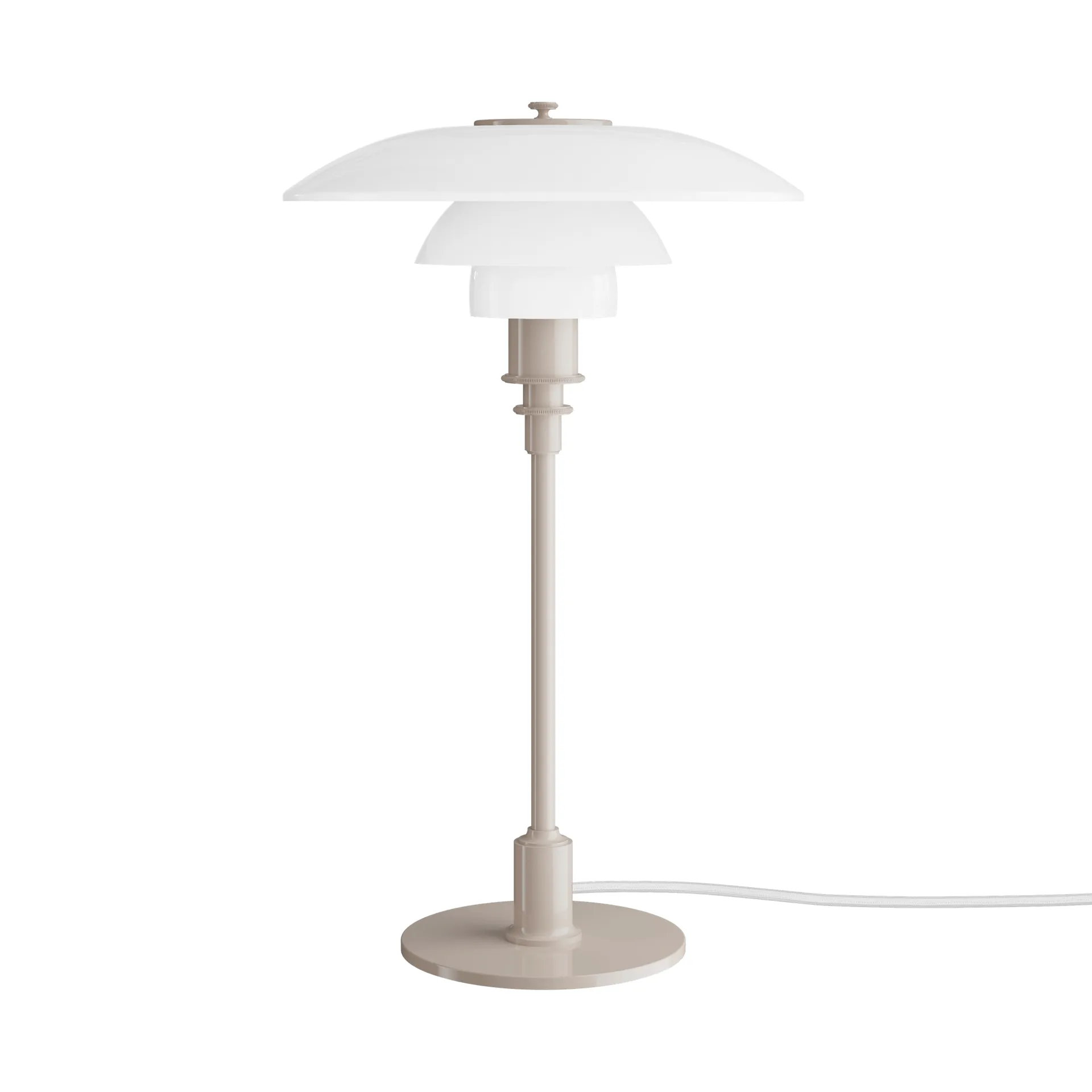 Lampa stołowa PH 3/2, Błyszczący beż Louis Poulsen