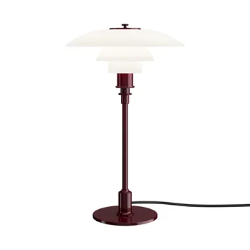 Lampa stołowa PH 3/2 - Błyszczący burgund - Louis Poulsen