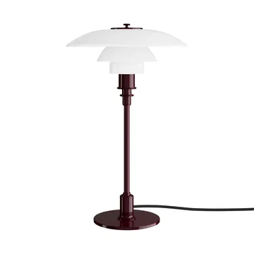 Lampa stołowa PH 3/2 - Błyszczący burgund - Louis Poulsen