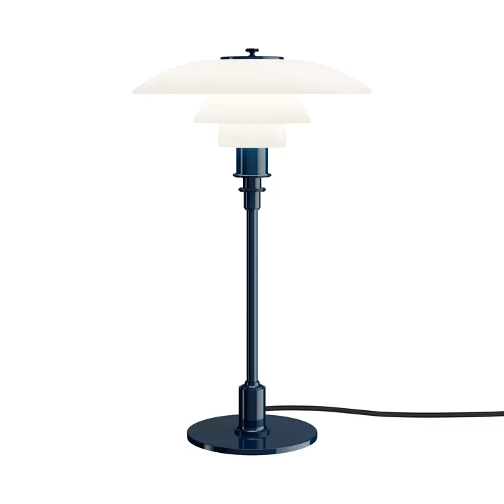Lampa stołowa PH 3/2 - Błyszczący ciemnoniebieski - Louis Poulsen