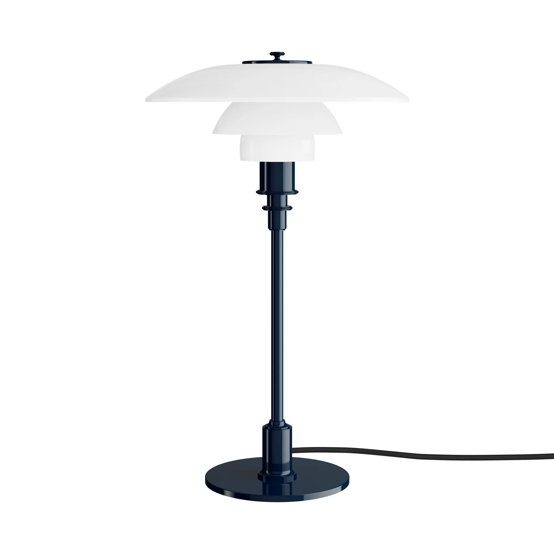 Lampa stołowa PH 3/2, Błyszczący ciemnoniebieski Louis Poulsen