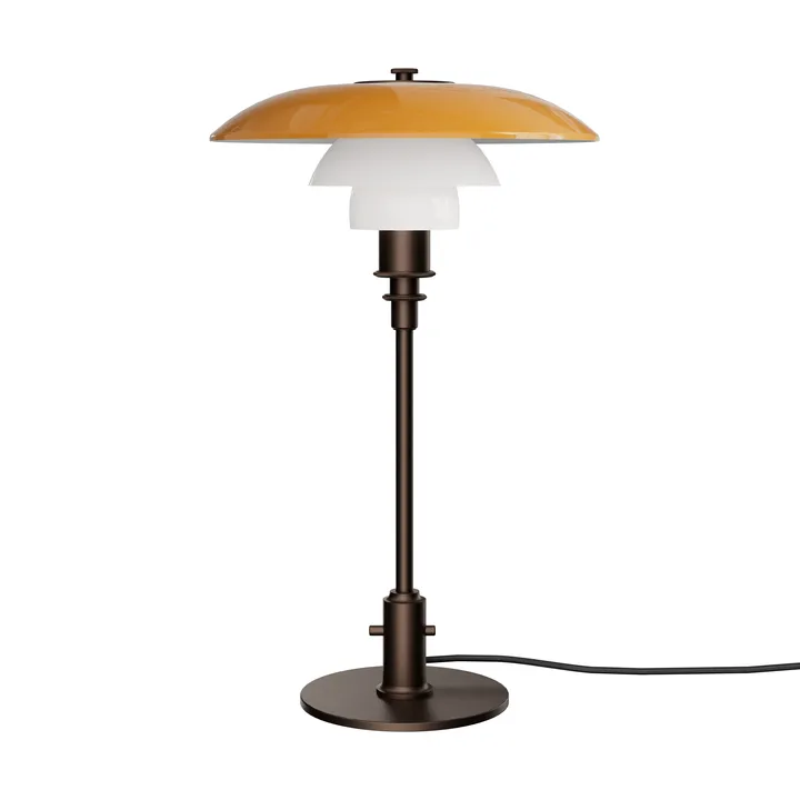 Lampa stołowa PH 3/2 Centenary Edition - Amber-opal white - Louis Poulsen