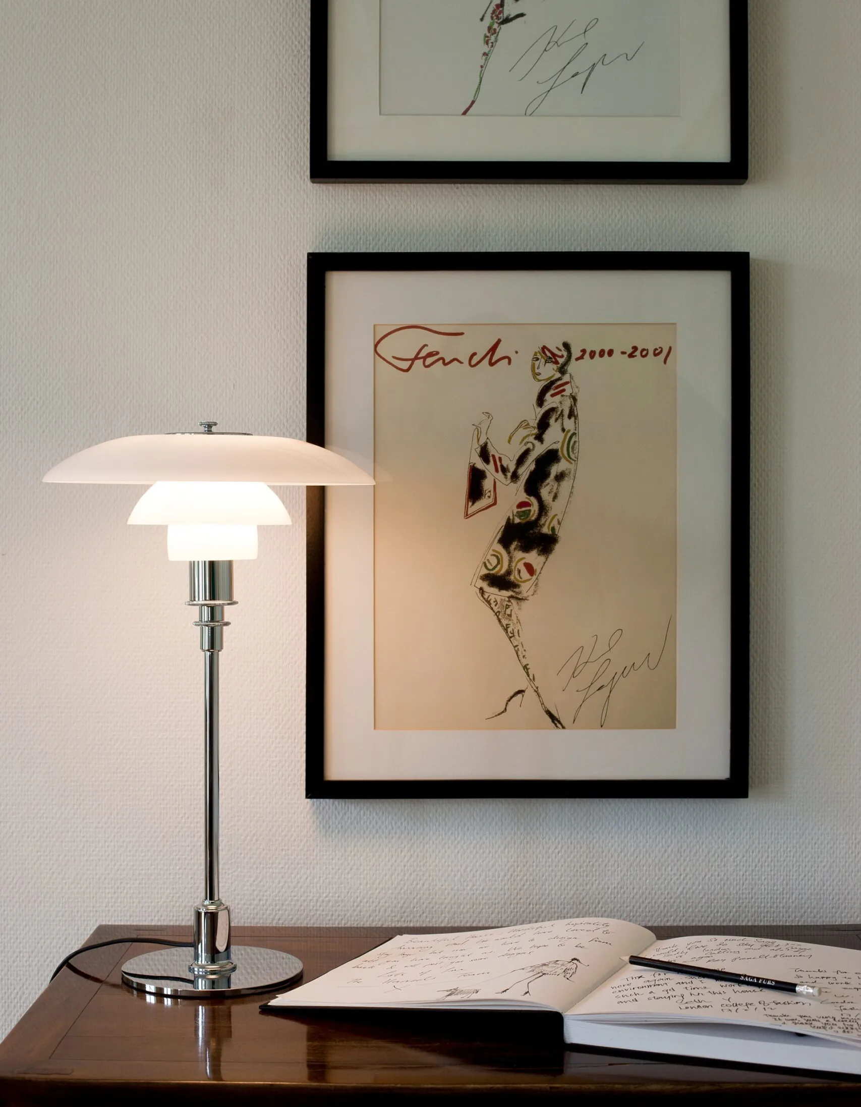 Lampa stołowa PH 3/2, Chrom Louis Poulsen