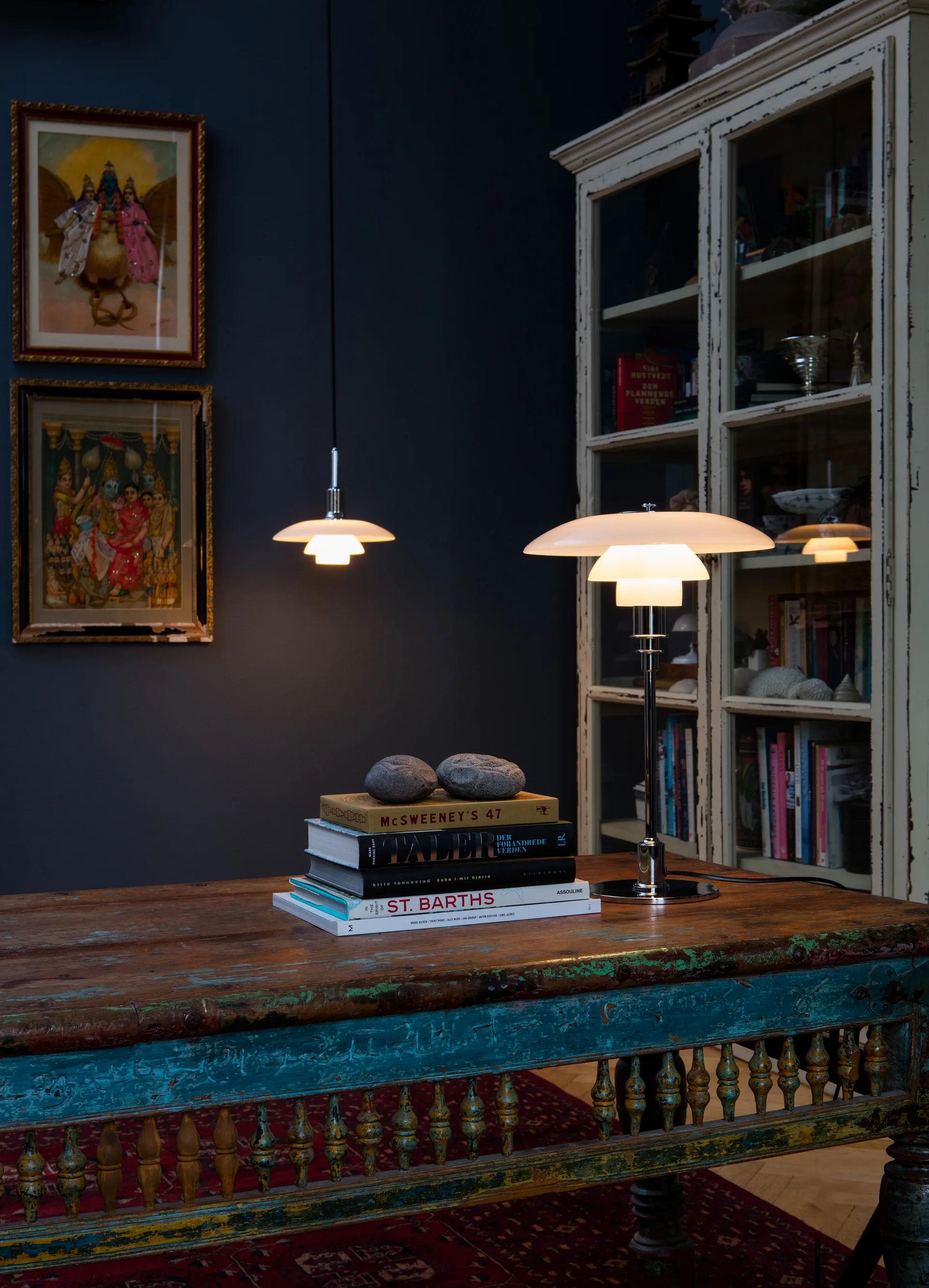 Lampa stołowa PH 3/2, Chrom Louis Poulsen