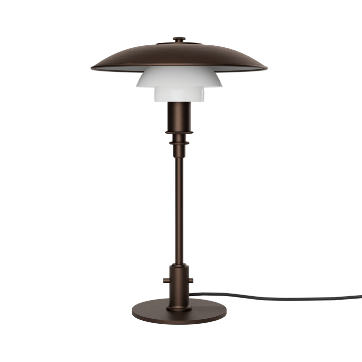 Lampa stołowa PH 3/2 Luna - Aged brass-szkło opalowe - Louis Poulsen