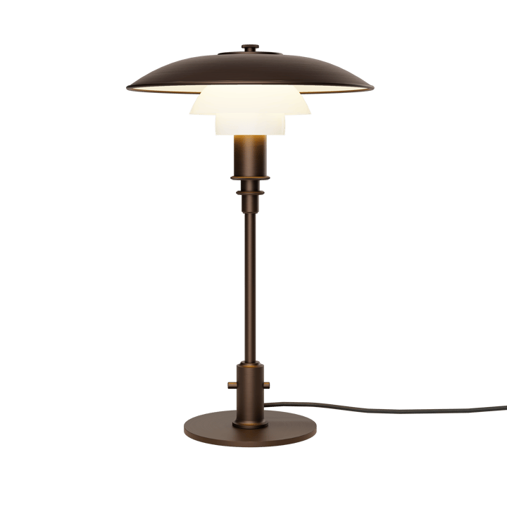 Lampa stołowa PH 3/2 Luna, Aged brass-szkło opalowe Louis Poulsen
