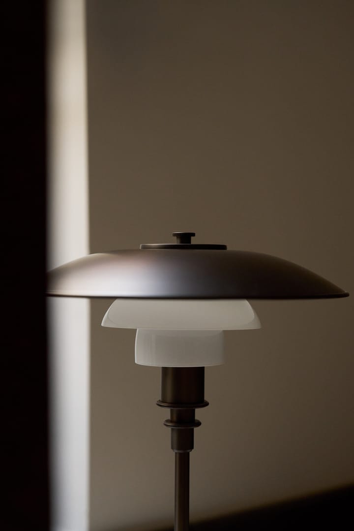 Lampa stołowa PH 3/2 Luna, Aged brass-szkło opalowe Louis Poulsen