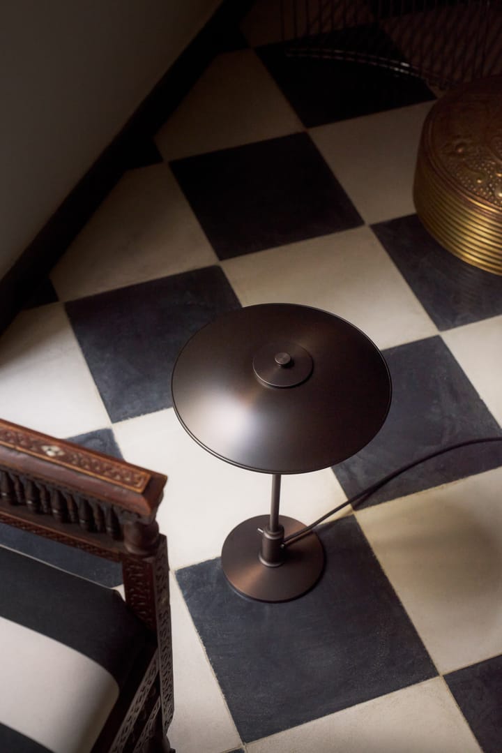 Lampa stołowa PH 3/2 Luna, Aged brass-szkło opalowe Louis Poulsen