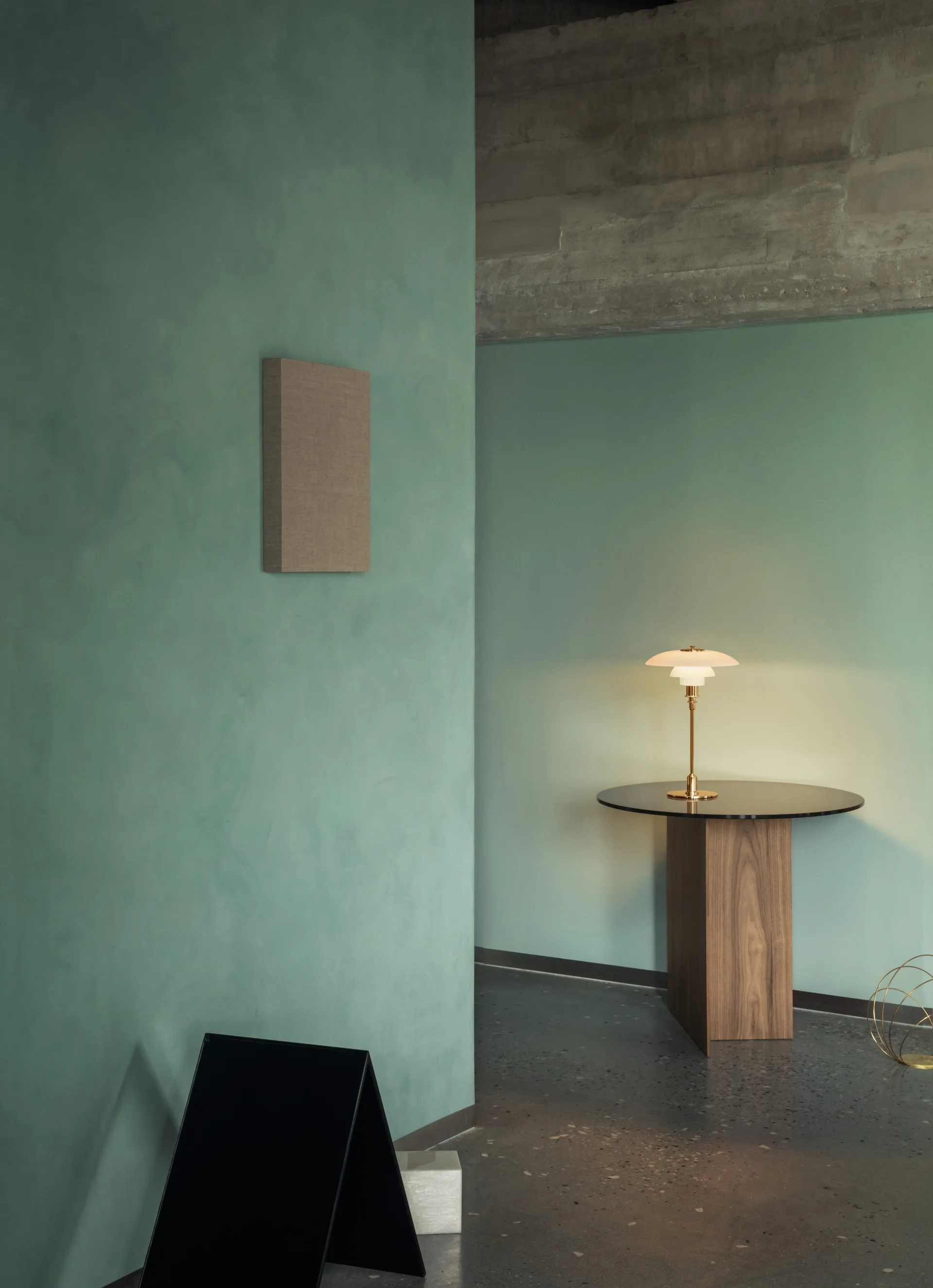 Lampa stołowa PH 3/2, Mosiądz Louis Poulsen