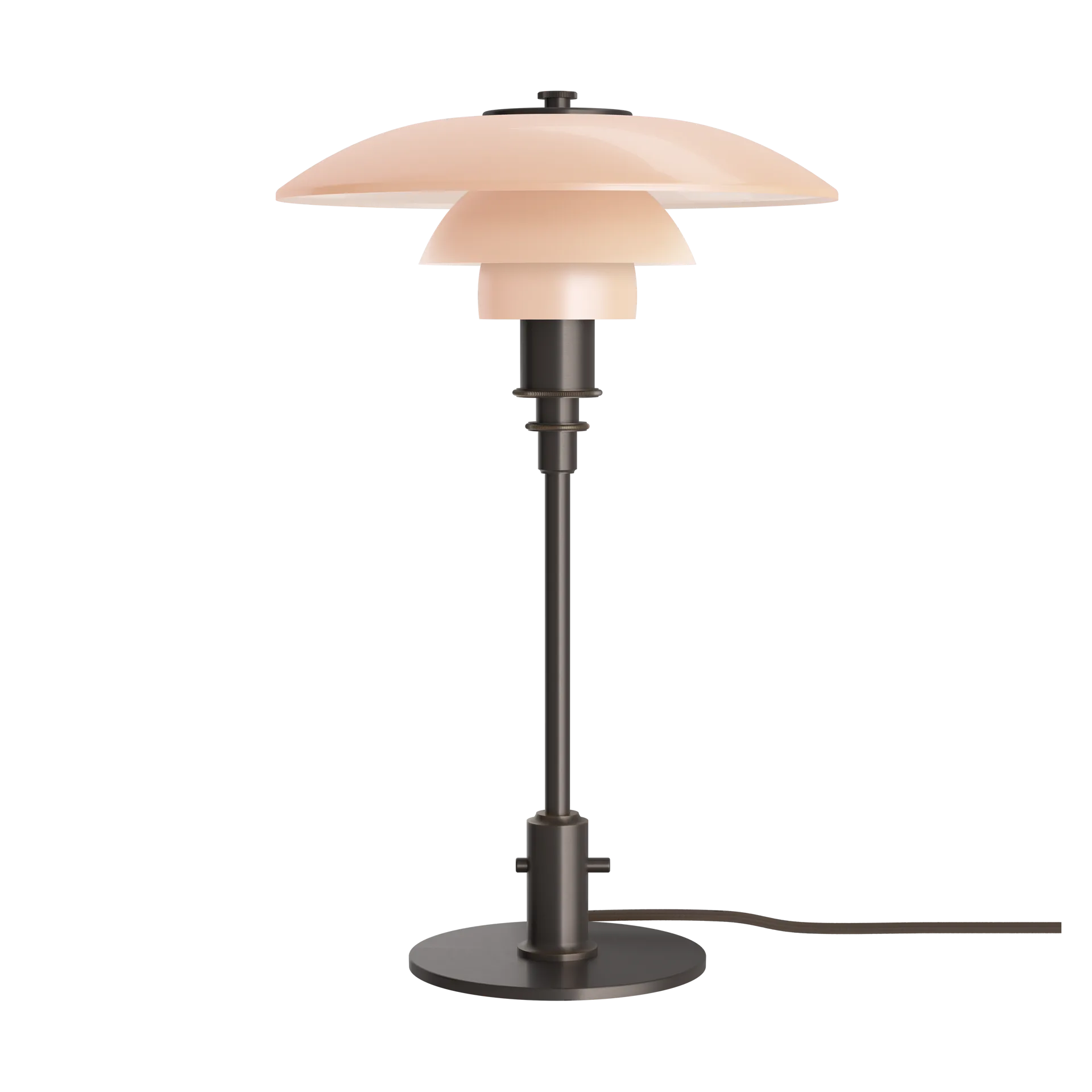 Lampa stołowa PH 3/2, Przygaszona terakota, wydanie limitowane Louis Poulsen