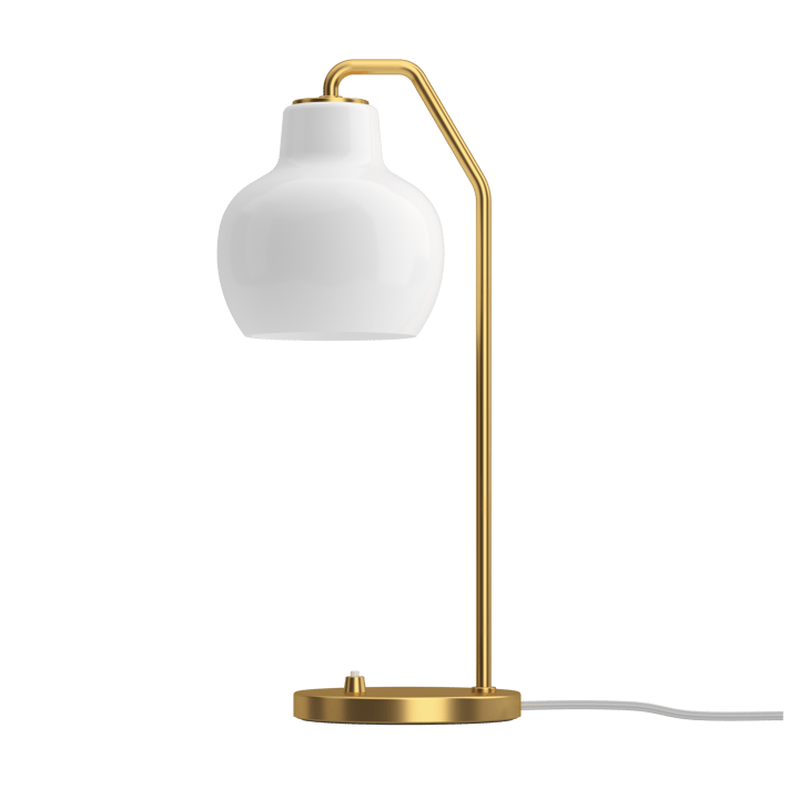 Lampa stołowa VL Ring Crown Ø15 cm - Mosiężny-opalowe szkło - Louis Poulsen