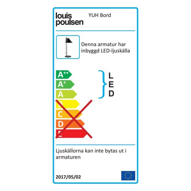 Lampa stołowa Yuh, Biały mosiądz Louis Poulsen