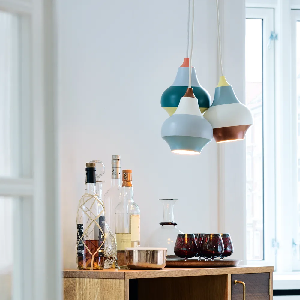 Lampa wisząca Cirque Ø38 cm, Czerwony Louis Poulsen