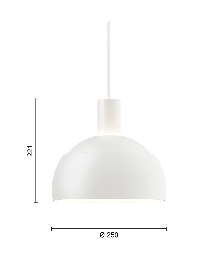 Lampa wisząca FJ Elements Ø25 cm, White Louis Poulsen