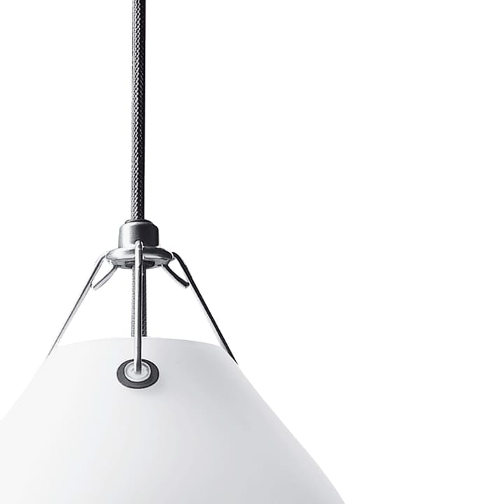 Lampa wisząca Moser Ø25 cm, Matowa biel Louis Poulsen