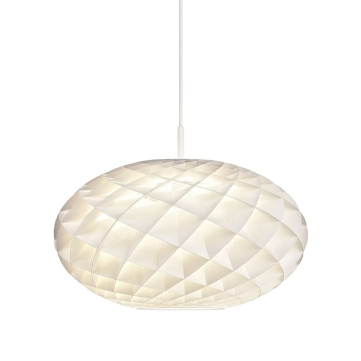 Lampa wisząca Patera Oval, Biały Louis Poulsen