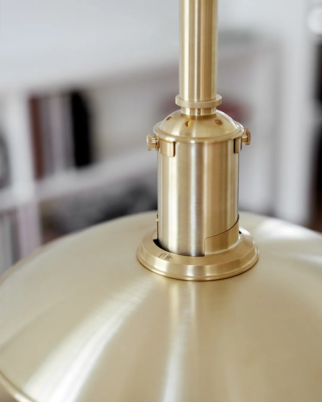 Lampa wisząca PH 3/3 Limited Edition, Mosiądz-szkło opalowe Louis Poulsen