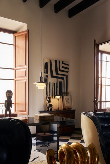Lampa wisząca PH 3/3 Luna - Aged brass-szkło opalowe - Louis Poulsen