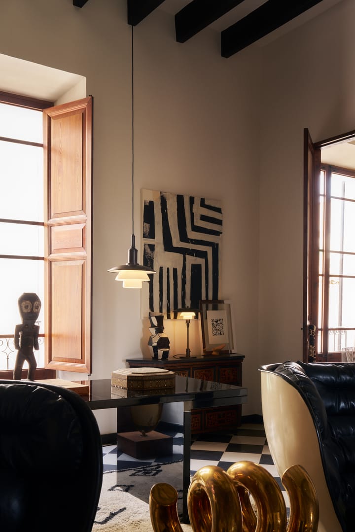 Lampa wisząca PH 3/3 Luna, Aged brass-szkło opalowe Louis Poulsen