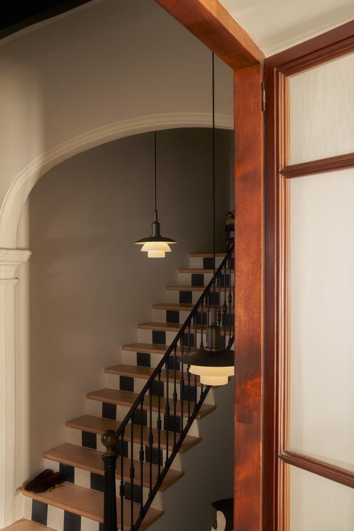 Lampa wisząca PH 3/3 Luna, Aged brass-szkło opalowe Louis Poulsen