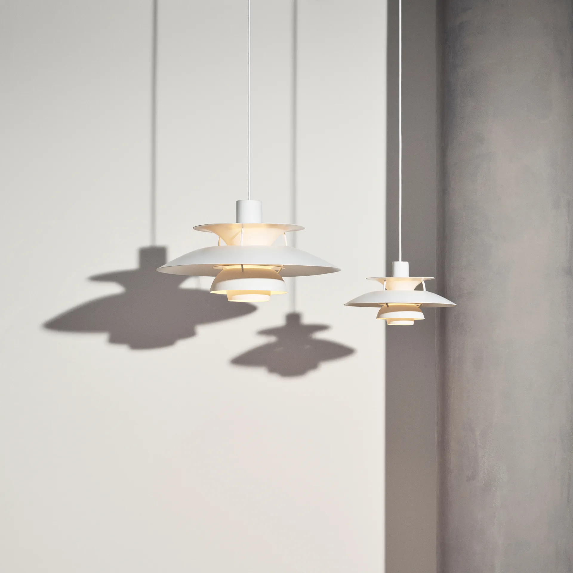 Lampa wisząca PH 5, Ø300, Biały Louis Poulsen