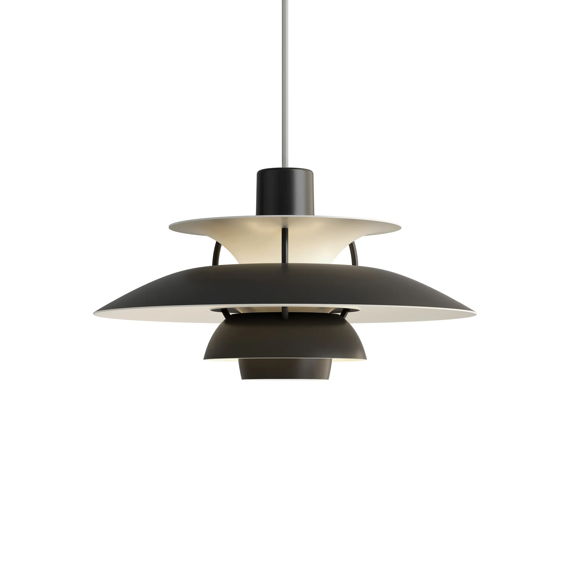 Lampa wisząca PH 5, Ø300, Czarny Louis Poulsen
