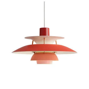 Lampa wisząca PH 5 - Ø300, Czerwony - Louis Poulsen