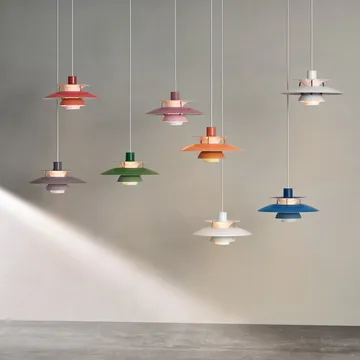 Lampa wisząca PH 5 - Ø300, Czerwony - Louis Poulsen