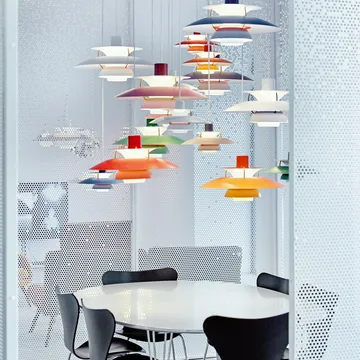 Lampa wisząca PH 5 - Ø300, Czerwony - Louis Poulsen