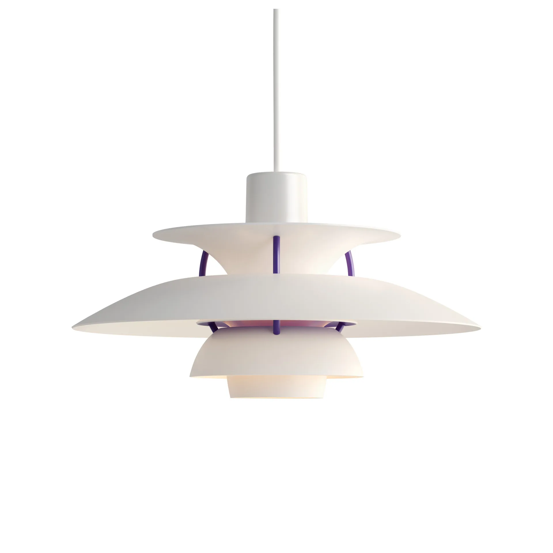 Lampa wisząca PH 5, Ø300, Klasyczna biel Louis Poulsen