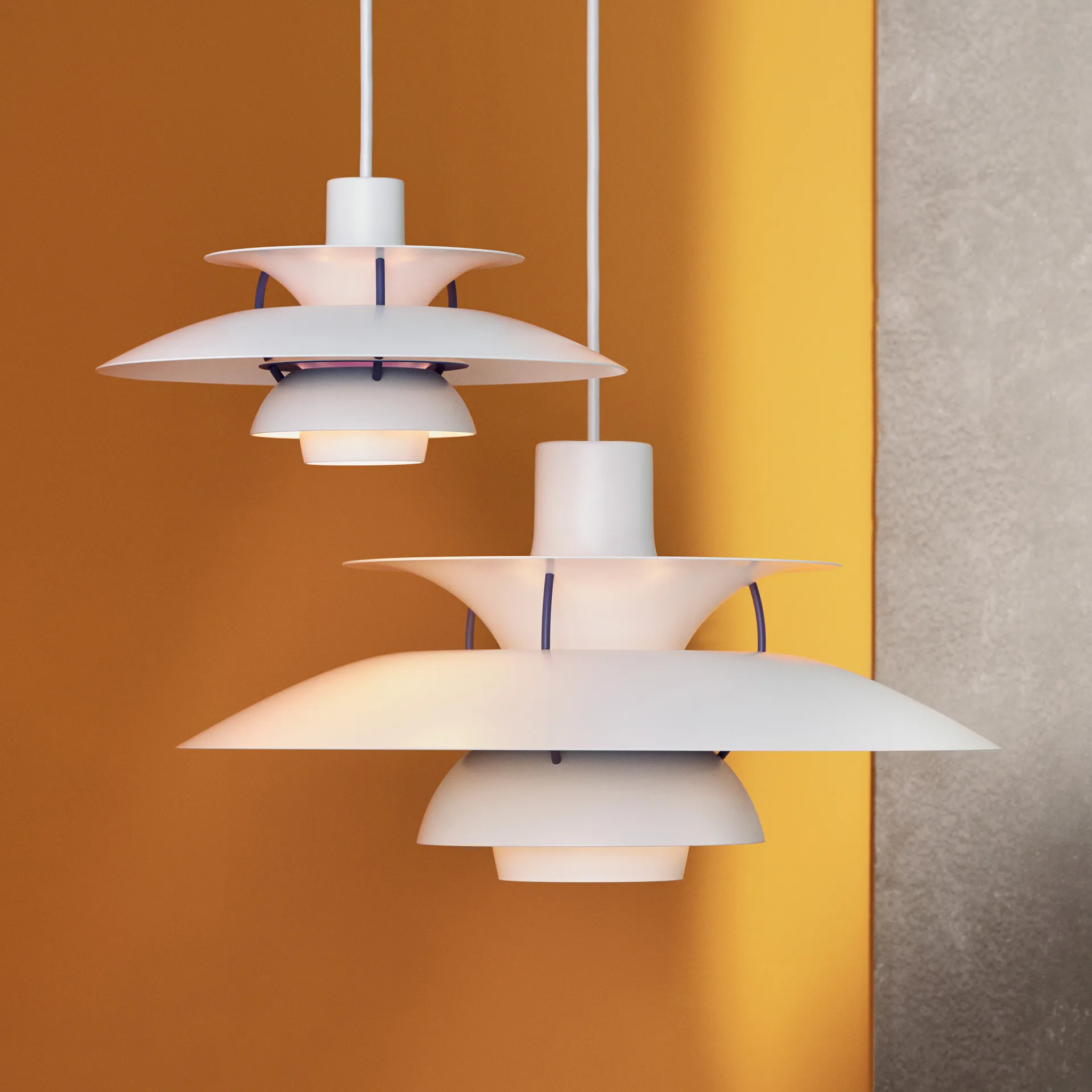 Lampa wisząca PH 5, Ø300, Klasyczna biel Louis Poulsen