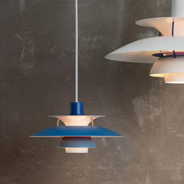 Lampa wisząca PH 5 - Ø300, Niebieski - Louis Poulsen