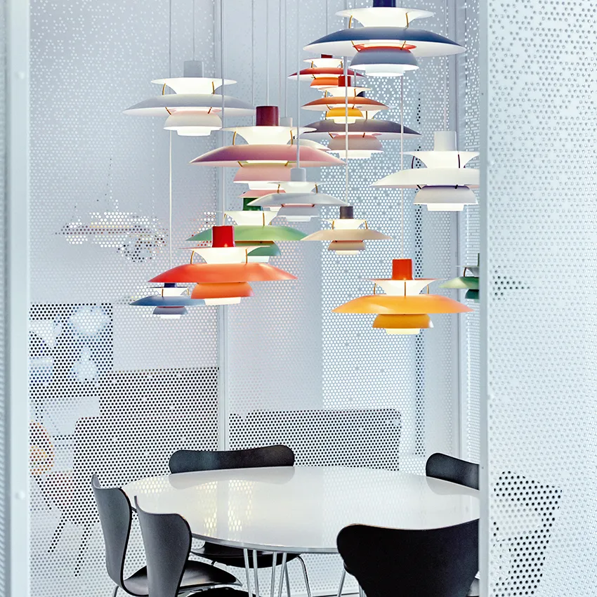 Lampa wisząca PH 5, Ø300, Niebieski Louis Poulsen