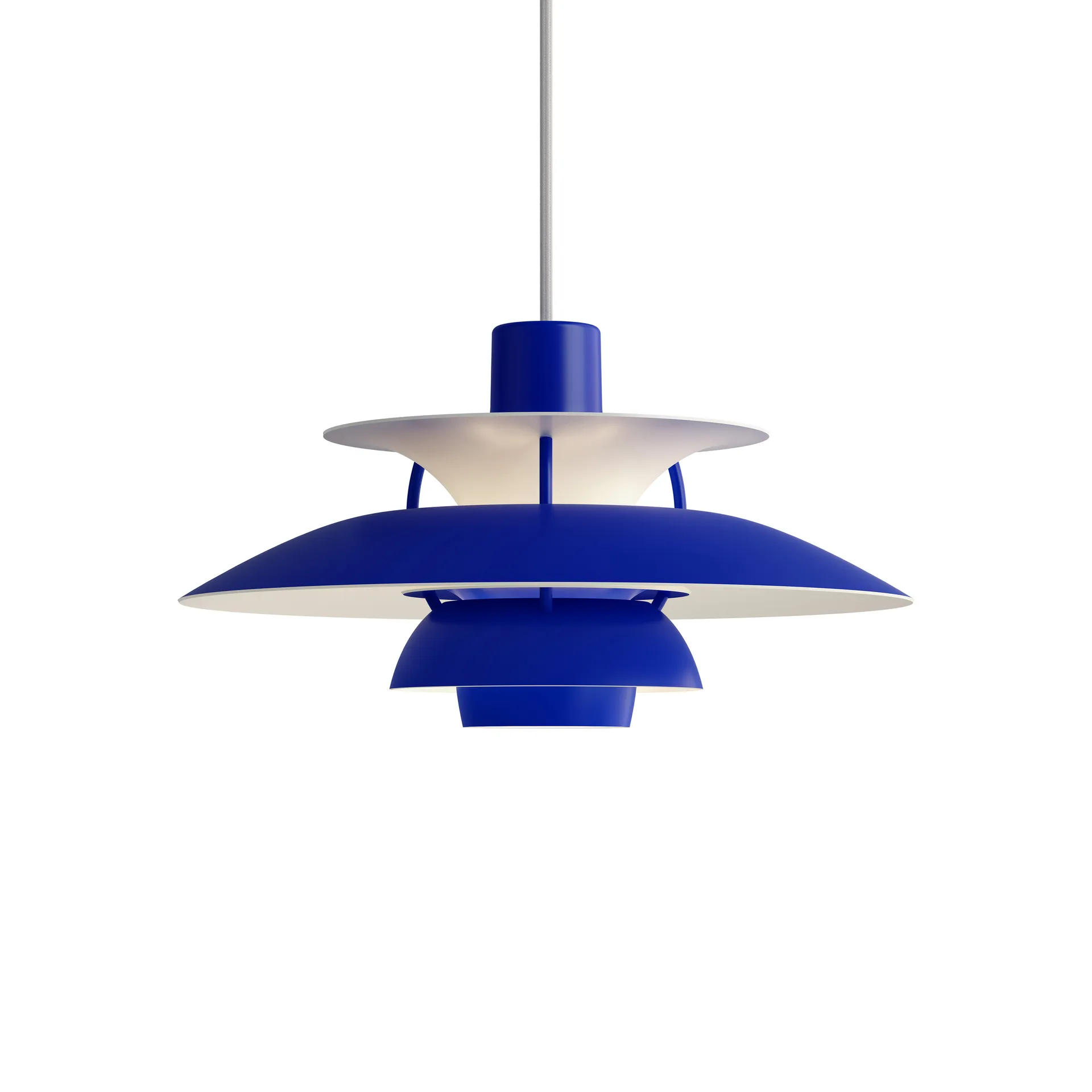 Lampa wisząca PH 5, Ø300, Niebieski Louis Poulsen