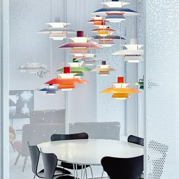 Lampa wisząca PH 5 - Ø300, pomarańczowy - Louis Poulsen