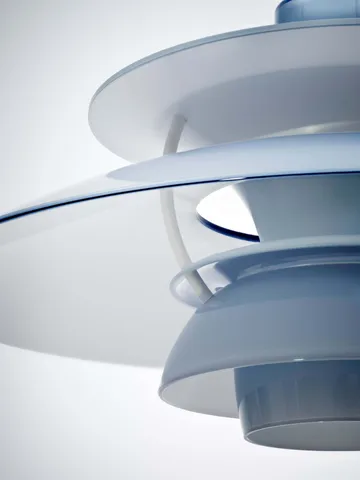 Lampa wisząca PH 5, Ø32 cm - Opal pale blue - Louis Poulsen