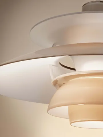 Lampa wisząca PH 5 - Ø320, Opal beige - Louis Poulsen