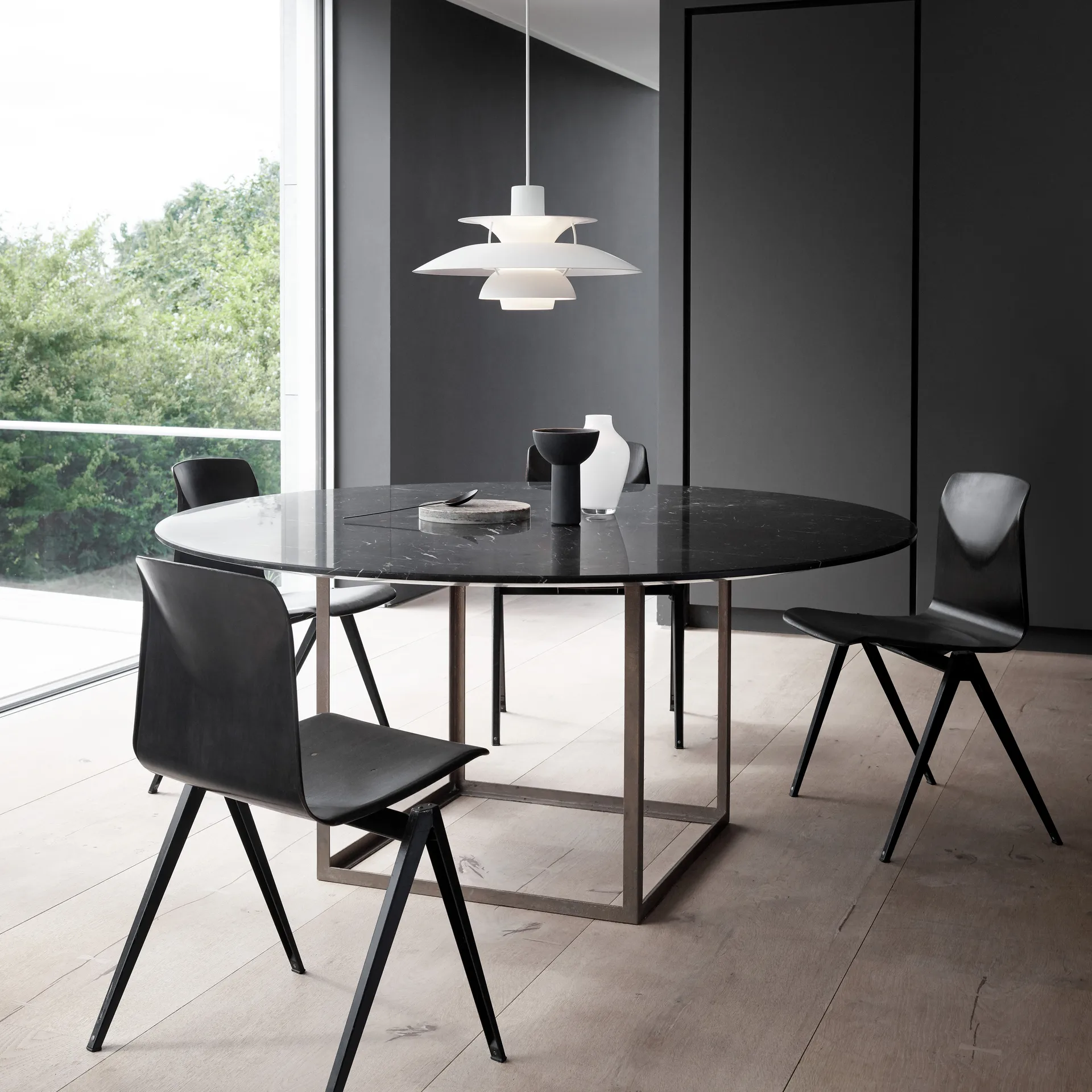 Lampa wisząca PH 5, Ø500, Biały Louis Poulsen