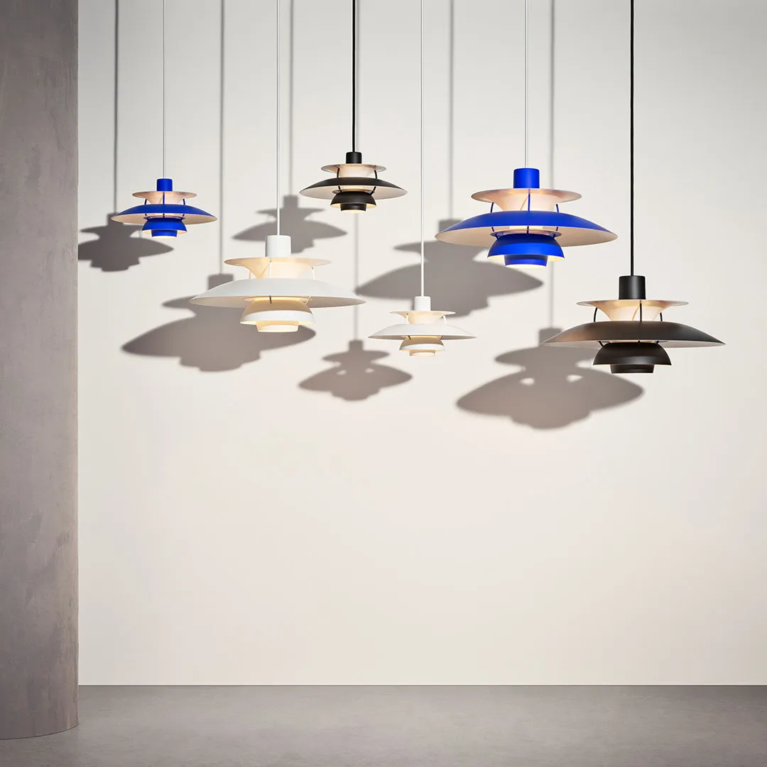 Lampa wisząca PH 5, Ø500, Biały Louis Poulsen