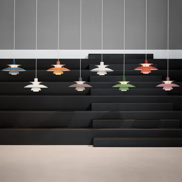 Lampa wisząca PH 5 - Ø500, Czerwony - Louis Poulsen