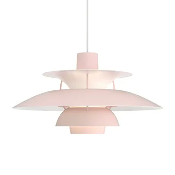 Lampa wisząca PH 5 - Ø500, Jasny róż - Louis Poulsen