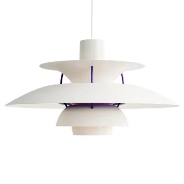 Lampa wisząca PH 5 - Ø500, Klasyczna biel - Louis Poulsen