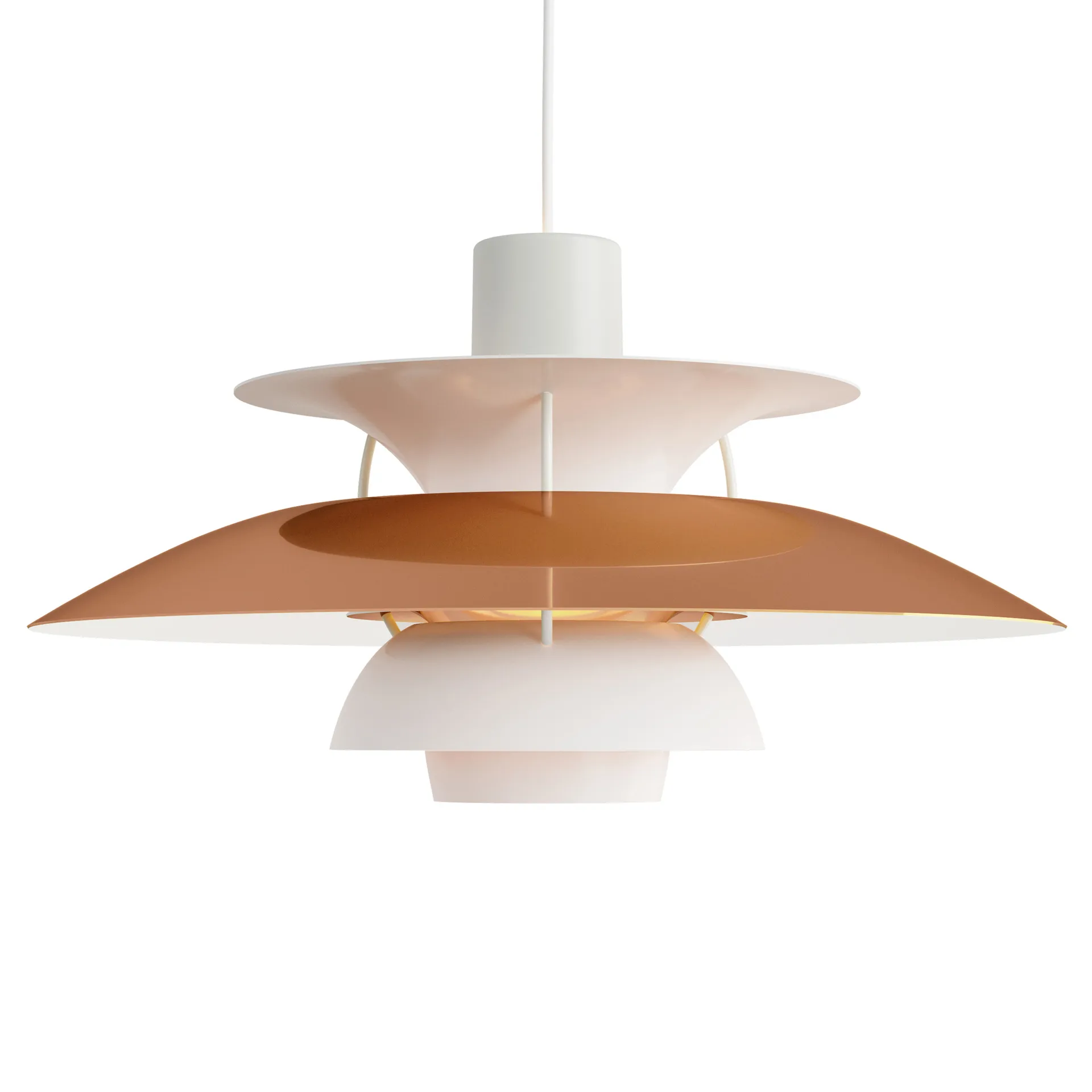 Lampa wisząca PH 5, Ø500, Miedź Louis Poulsen