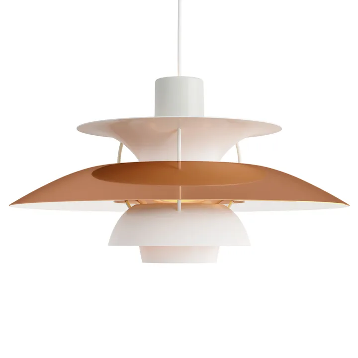 Lampa wisząca PH 5 - Ø500, Miedź - Louis Poulsen