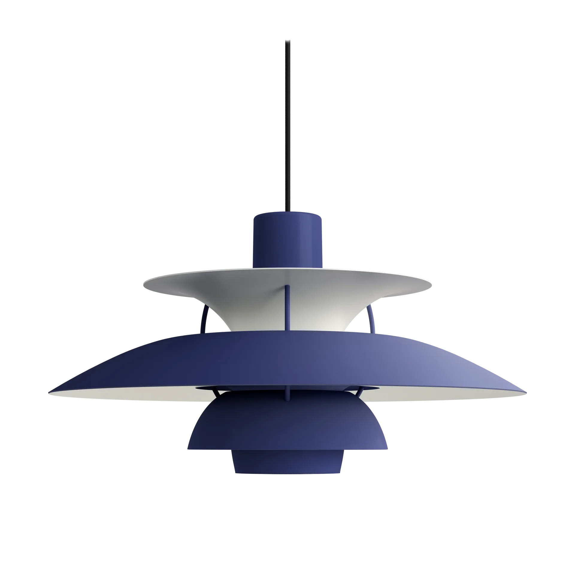 Lampa wisząca PH 5, Ø500, Monochrom dusty indigo Louis Poulsen