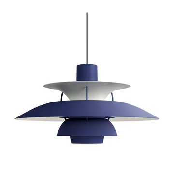 Lampa wisząca PH 5 - Ø500, Monochrom dusty indigo - Louis Poulsen