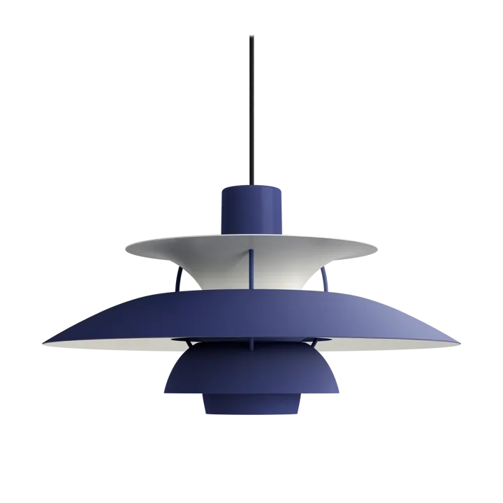 Lampa wisząca PH 5 - Ø500, Monochrom dusty indigo - Louis Poulsen
